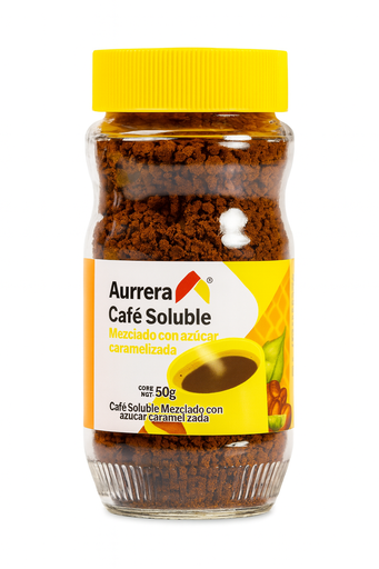 Cafe Soluble Aurrera Amarillo 50g